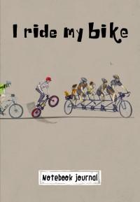 Эксмо Блокнот. I ride my bike. Велосипедисты