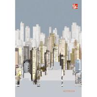 Канц-Эксмо Тетрадь с твердой обложкой "Городской стиль. Мегаполис", А6, 100 листов, клетка