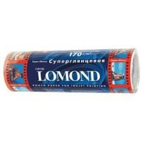 LOMOND Бумага в рулоне Lomond, суперглянцевая, 210 мм х 50,8 мм, 170 г/м2, 8 метров