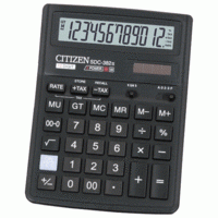 CITIZEN Калькулятор настольный "SDC-382", 12 разрядов