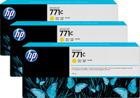 HP B6Y34A 3-pack Yellow