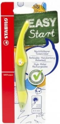 STABILO Ручка-роллер Easy Start зеленый корпус для левшей + 1 стержень
