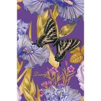 Канц-Эксмо Ежедневник недатированный "Цветы. Ирисы и бабочки", А6+, 112 листа