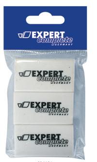 Expert complete Ластик белый, 3 штуки