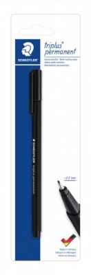 Staedtler Ручка перманентная &quot;Triplus Permanent&quot;, 0,3 мм, черная