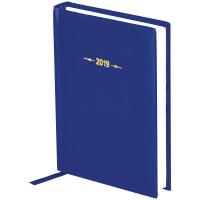 OfficeSpace Ежедневник датированный на 2019 год "Derby", A6, 176 листов, синий