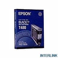 Epson T480 Black Ink Cartridge