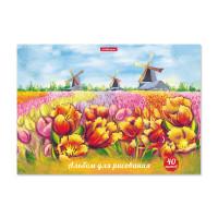 ErichKrause Альбом для рисования "Цветущая Голландия", А4, 40 листов