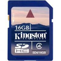 Kingston Kingston SD HC Flash Card 16Gb Class 4 SDHC, 16Гб, Class 4