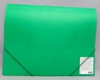 Silwerhof Папка-конверт &quot;Basic&quot;, на резинке, А4, 0,35 мм, зеленая