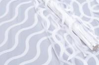 Китай Пленка цветная &quot;Волна&quot;, 60 см, цвет: белый, арт. 71197