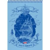 Хатбер-пресс Блокнот "SketchBook. Парусник", А5, 60 листов