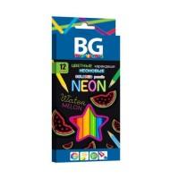 BG (Би Джи) Карандаши цветные &quot;Neon&quot;, 12 цветов