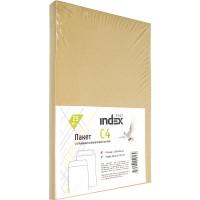 Bong Пакеты "Index Post", С4 (229x324 мм), крафт, силиконовая лента, 120 г/м2, 25 штук (количество товаров в комплекте: 25)