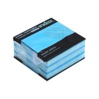 Index Бумага для заметок с липким слоем "Мини-куб", 51x51 мм, голубая пастель, 250 листов