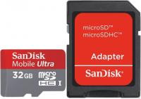 Sandisk MicroSDHC 32Gb Ultra Class10 + SD Adapter