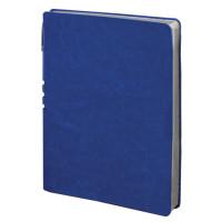 BRAUBERG Бизнес-блокнот "Nebraska", А5-, линия, 112 листов, цвет обложки синий