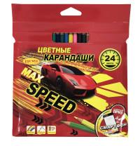 Limpopo Карандаши цветные "Max Speed", 24 цвета