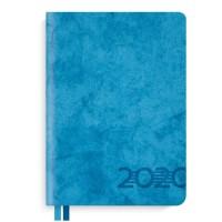 Феникс + Ежедневник датированный на 2020 год "Джинс делавэ", голубой, А6+, 176 листов