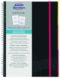 Avery Zweckform Блокнот для записей "Notizio", твердая обложка, А5, 90 листов, линейка, серый