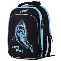 Berlingo Ранец "Expert Plus. Shark", 37x28x18 см