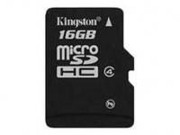 Kingston Карта памяти Micro SDHC 16GB Class 4 SDC4/16GBSP