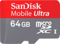 Sandisk microSDXC 64 Gb Class 10 SDSDQUI-064 G-U 46 Ultra + SD Adapter