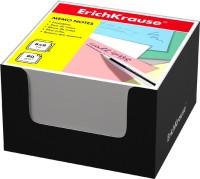 ErichKrause Бумага для заметок, в черной картонной подставке, 80x80x50 мм, белый