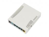 MikroTik Беспроводной маршрутизатор RB951Ui-2HnD 802.11n 300Mbps 2.4 ГГц 5xLAN USB USB белый