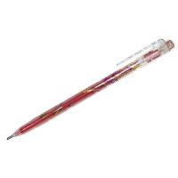 Crown Ручка гелевая "Люрекс", красная, 1 мм