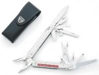 Victorinox Мультитул SwissTool 3.0327.L 115мм 27 функций в кожаном чехле