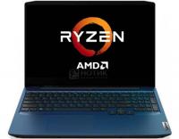 Lenovo Ноутбук IdeaPad Gaming 3-15 15ARH05 (15.60 IPS (LED)/ Ryzen 5 4600H 3000MHz/ 16384Mb/ SSD / NVIDIA GeForce® GTX 1650Ti 4096Mb) Без ОС [82EY00AARK]