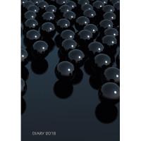 Канц-Эксмо Ежедневник датированный на 2018 год "Офисный стиль. Гравитация", А5, 176 листов