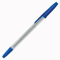 Sponsor Ручка шариковая, 0,7 мм, прозрачный корпус, синяя