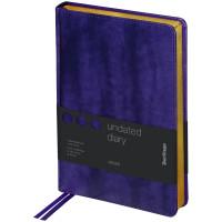 Berlingo Ежедневник недатированный &quot;xGold&quot;, А5, 160 листов, фиолетовый