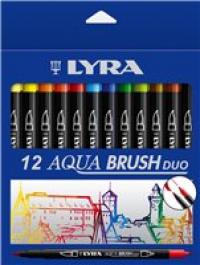 LYRA Фломастеры &quot;Aqua Brush Duo&quot;, 12 цветов