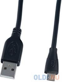 Perfeo Кабель microUSB 5м U4005 круглый черный