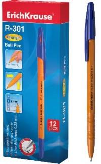 ErichKrause Ручка шариковая "R-301 Orange", 0,7 мм, синие чернила
