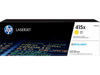 HP Тонер-картридж Hewlett Packard (HP) 415X Yellow LaserJet Toner Cartridge, жёлтый, арт. W2032X