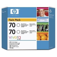 HP 70 2-pack 130-ml Gloss Enhancer Ink Cartridges