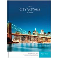 OfficeSpace Бизнес-блокнот "Города. City voyage", А4, 160 листов, клетка