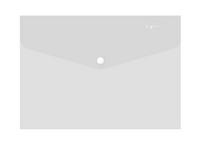 Silwerhof Папка-конверт на кнопке "Classic", 0.15 мм, прозрачная