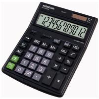 Assistant Калькулятор "AC-2377", 12 разрядов, черный, 195х149х48 мм