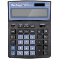 Berlingo Калькулятор настольный "City Style", 16 разрядов, 205x155x28 мм, черный/голубой