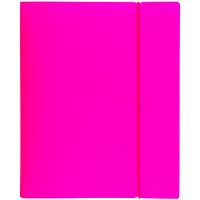Hatber Тетрадь на кольцах "Diamond neon", А5, 120 листов, розовая, клетка