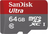 Sandisk Ultra MicroSDXC 64 Gb+adapter (SDSQUNB-064G-GN3MA)