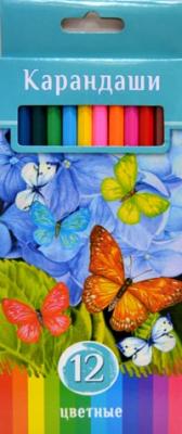 BG (Би Джи) Карандаши цветные "Аквамариновое настроение", 12 цветов