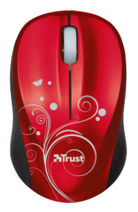 Trust Vivy Wireless Mini Mouse Red USB