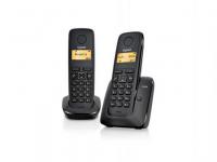 SIEMENS Телефон Gigaset А120 Duo Black (Dect, две трубки)