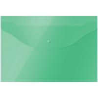 OfficeSpace Папка-конверт на кнопке "OfficeSpace", А4, 120 мкм, зеленая